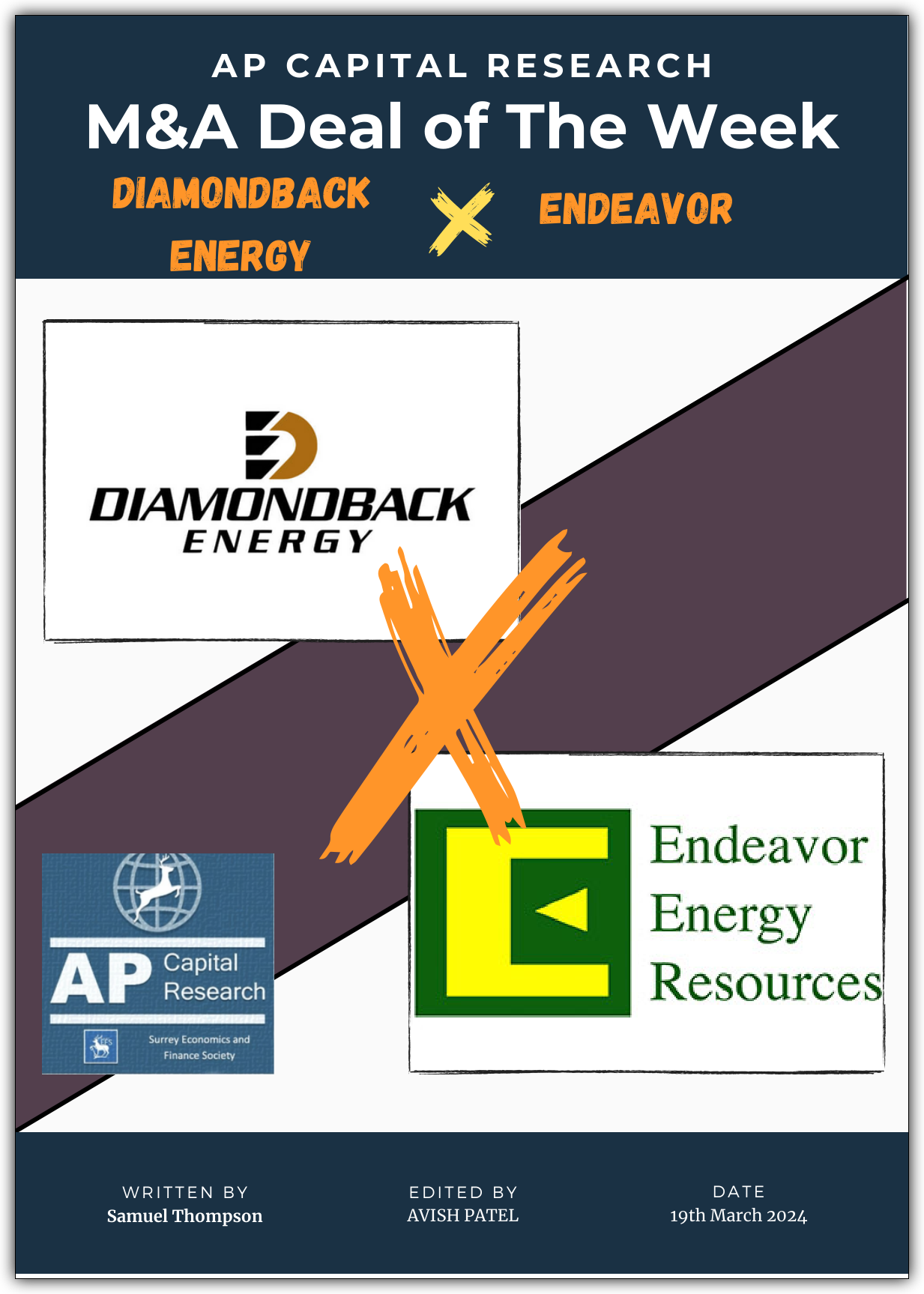 M&A Deal of the Week - Diamondback X Endeavor